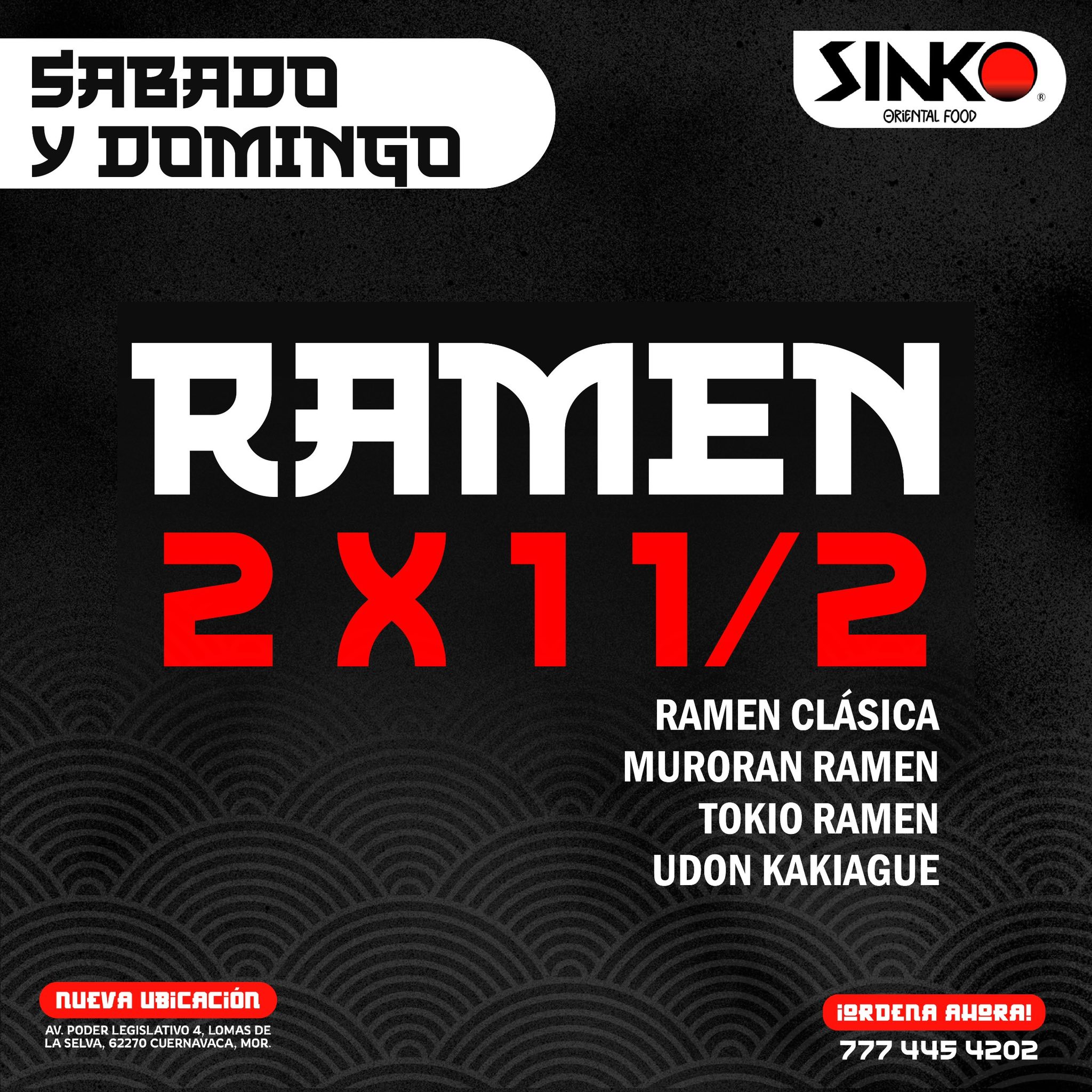 Ramen y sushi